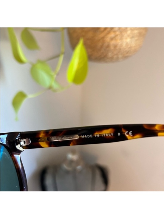 Ralph Lauren Polarized Tortoiseshell Sunglasses - Dark Brown/Black Lenses